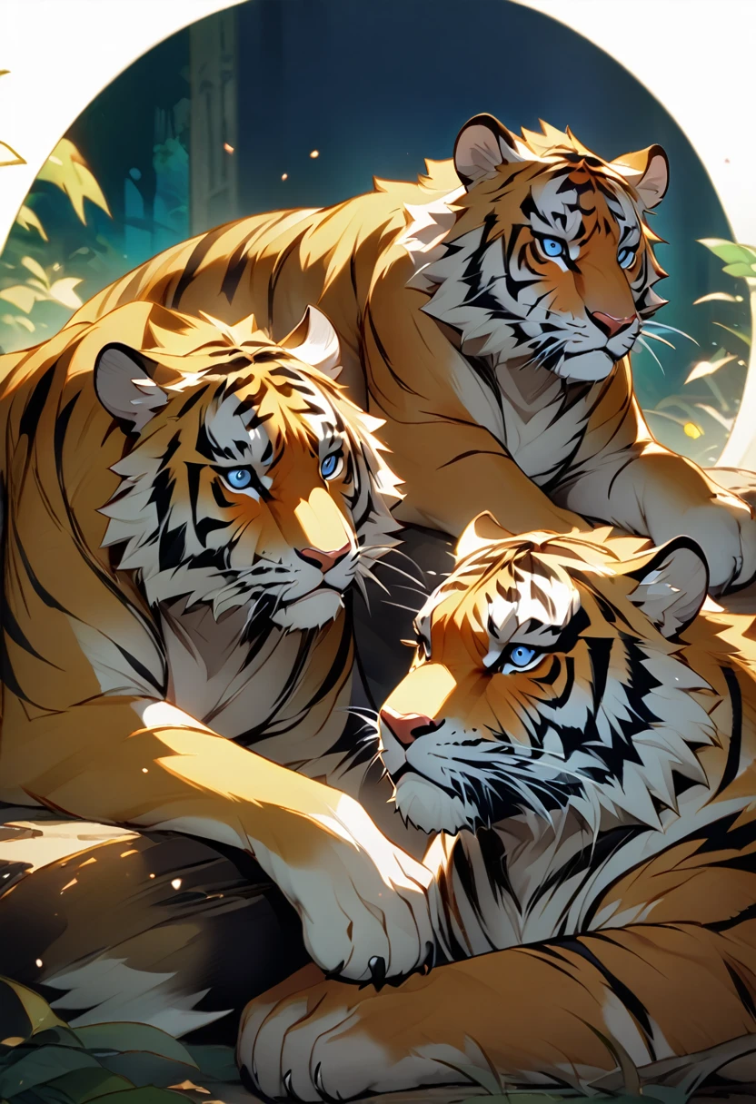 Furry, Handsome, tiger, Fantasy,