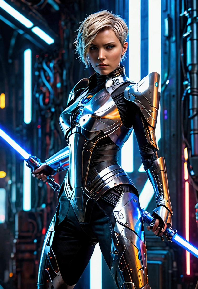 (biomechanicle:1.3) lean 20 y.o. Russian woman semi-cyborg,(full body), (highly detailed spaceship | sci-fi) environment, (majestic epic composition | dynamic pose), (weared in (translucent:1.5) (organza:1.2) | with silicon skin | (iron details:0.8) | (iron cyborg skeleton:0.7) body), close-up, no panties, (hairy pussy:1.4), (pussy and tits are visible:1.4) through clothing, (silver, short hair), no helmet, ((small:1.8) breasts), tits out, attractive face is visible, depth of field, highly detailed face, medium shot, ( (warm light:1.4) | (rim light:1.5) ), cinematic, (highly detailed | Maximum clarity and sharpness), intricate details