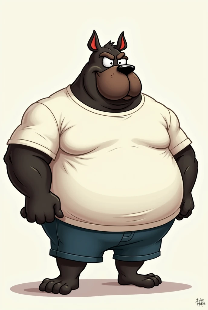 detailed, (detailed fur, fur, furry body:1.2), (by saltypoundcake), furry, anthro, best quality, Boog, bear, standing, fat, chubby, thick thighs, cargo shorts, smile, half closed eyes, seductive, bulge, <lora:BOOG_LORA:1>
