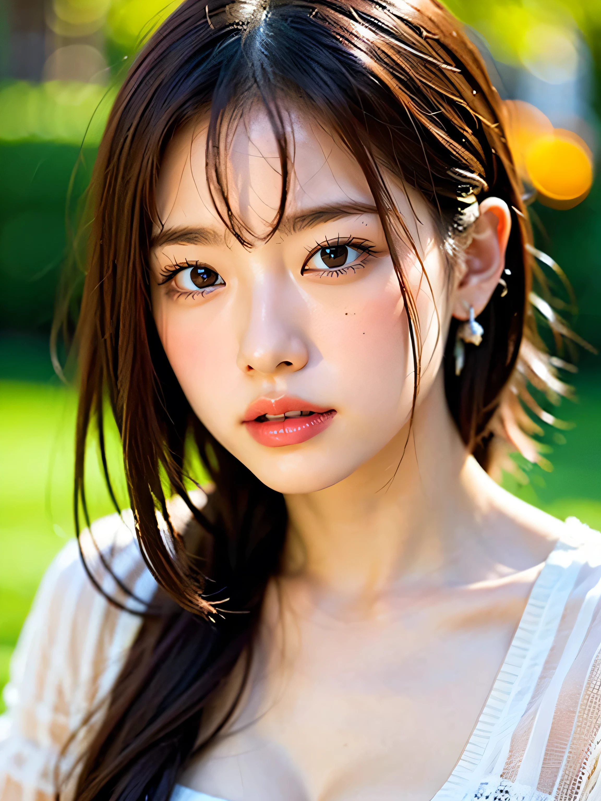 ((highest quality)), (be familiar with), beautiful girl, Japanese girl, one person, no cut, Slender, baby face, Photo like, Cosplayer, outdoor, Autumn Clothes, chiaroscuro, ((masterpiece)), 16k, textured skin, super detail