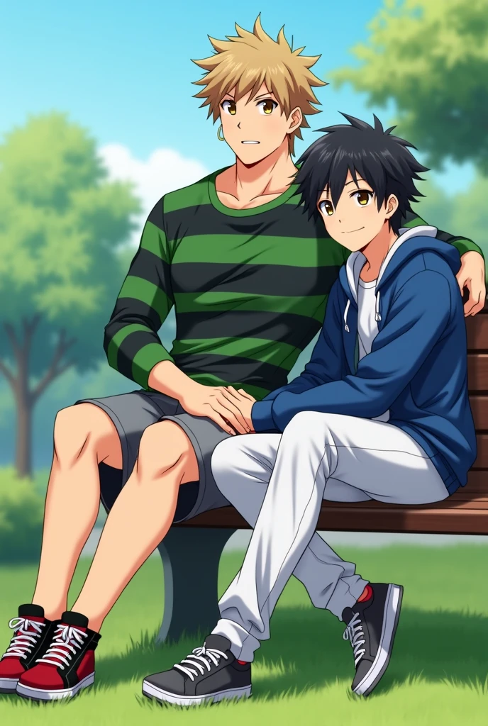 younge boy,Barefoot,Abs,adolable,musculature,A dark-haired,Martial arts uniform,Sit on the lawn,Boy,Cute boy,bare-legged,shortpants,Muscles are strong,Healthy Boy,chest muscle