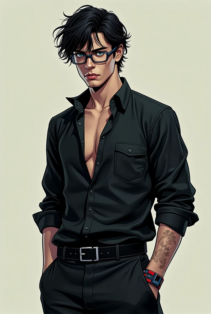 As a gray under shirt on