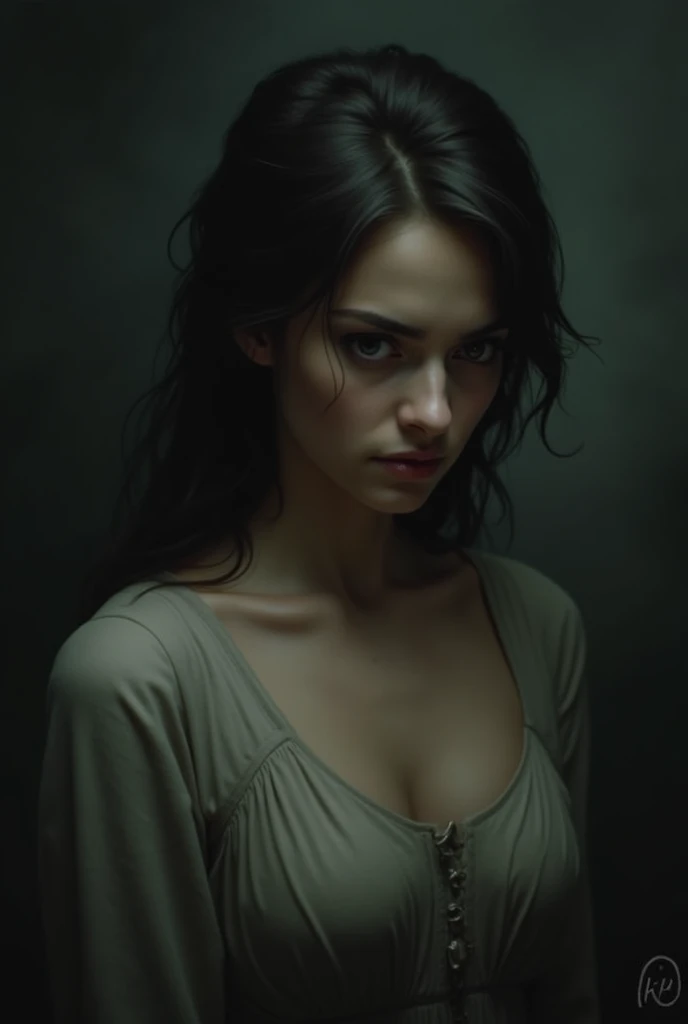 scared very young girl, barely covering breasts with her arms, hiding behind some ruins, house destroyed by a catastrophe ,RAW photo, Highly detailed skin, exposed, Photography, Masterpiece, Best quality, Gorgeous, Ultra-detailed face, detailed bust, Detailed brown eyes, ((no close up)) , very small breasts, very detailed breasts, looks at the viewer, pale skin, detailed skin, slender body, extreme detailed, dark hair, super long hair, very large eyes, very young, indoors, studio light, semi-darkness, raw photo