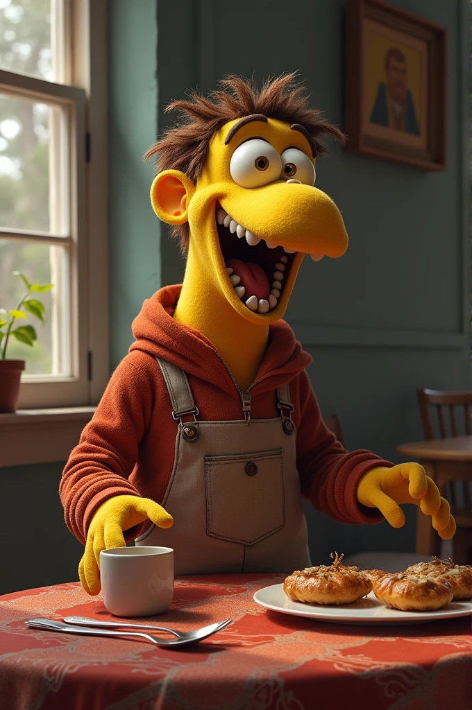 Homero Simpson con grillz