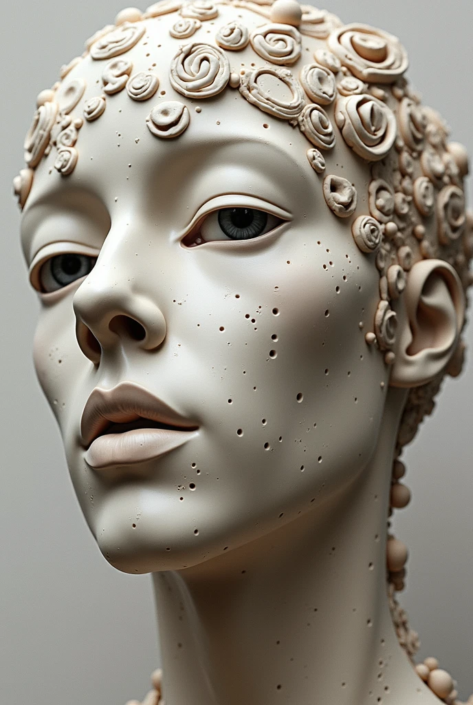Raw photo, 8k uhd, dslr, soft lighting, high quality, film grain, Fujifilm XT3,
RAW distant satellite photo of a sculpture of a sponge organism resembling a ((synthetic hollow cyborg pixie)), skinless face, perforated marble porcelain, (people inside), breathtaking, dynamic pose, ((white background)), (sharp focus, hyper detailed, highly intricate), natural lighting,
<lora:xl_more_art-full_v1:1>