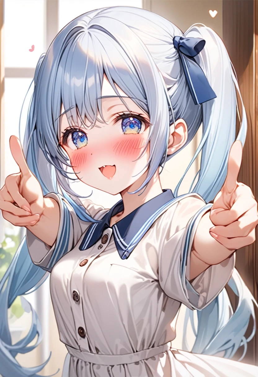 masterpiece, best quality, extremely detailed, (illustration, official art:1.1), 1 girl ,(((( light blue long hair)))), ,(((( light blue long hair)))),light blue hair, , long hair ((blush)) , cute face, big eyes, masterpiece, best quality,(((((a very delicate and beautiful girl))))),Amazing,beautiful detailed eyes,blunt bangs((((little delicate girl)))),tareme(true beautiful:1.2), sense of depth,dynamic angle,,,, affectionate smile, (true beautiful:1.2),,(tiny 1girl model:1.2),)(flat chest) ,masterpiece, High quality, ultra detailed, best quality, insanely detailed, beautiful, best aesthetic, 8k, (ultra-detailed face), nsfw:1.6, NTR:1.2, iPhone screen shot:1.3, from front, portrait:1.3, ((1middle-aged man, 1girl:1.5)), (hetero), (cum on tongue: 1.2, cum in mouth: 1.3, open mouth), (patted on her head from behind:1.2), peace sign left hand: 1.1, (open clothes:1.5, pink lace bra lift:1.3), seen puffy nipples, Break, (traditional school uniform, ((Button front white long dress)): 1.7), blue bow tie, Break, , noble face, (long twin tail:1.5), (small breasts:1.4), beautiful hip:1.3, (nose blush), (half closed eyes), open mouth, ((watery eyes)), (ecstasy:1.3), orgasm:1.3, indoor, male lavatory:1.2,