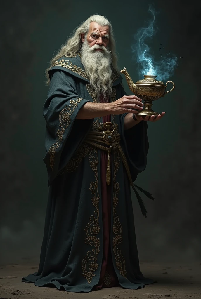 A Wizard smoking weed