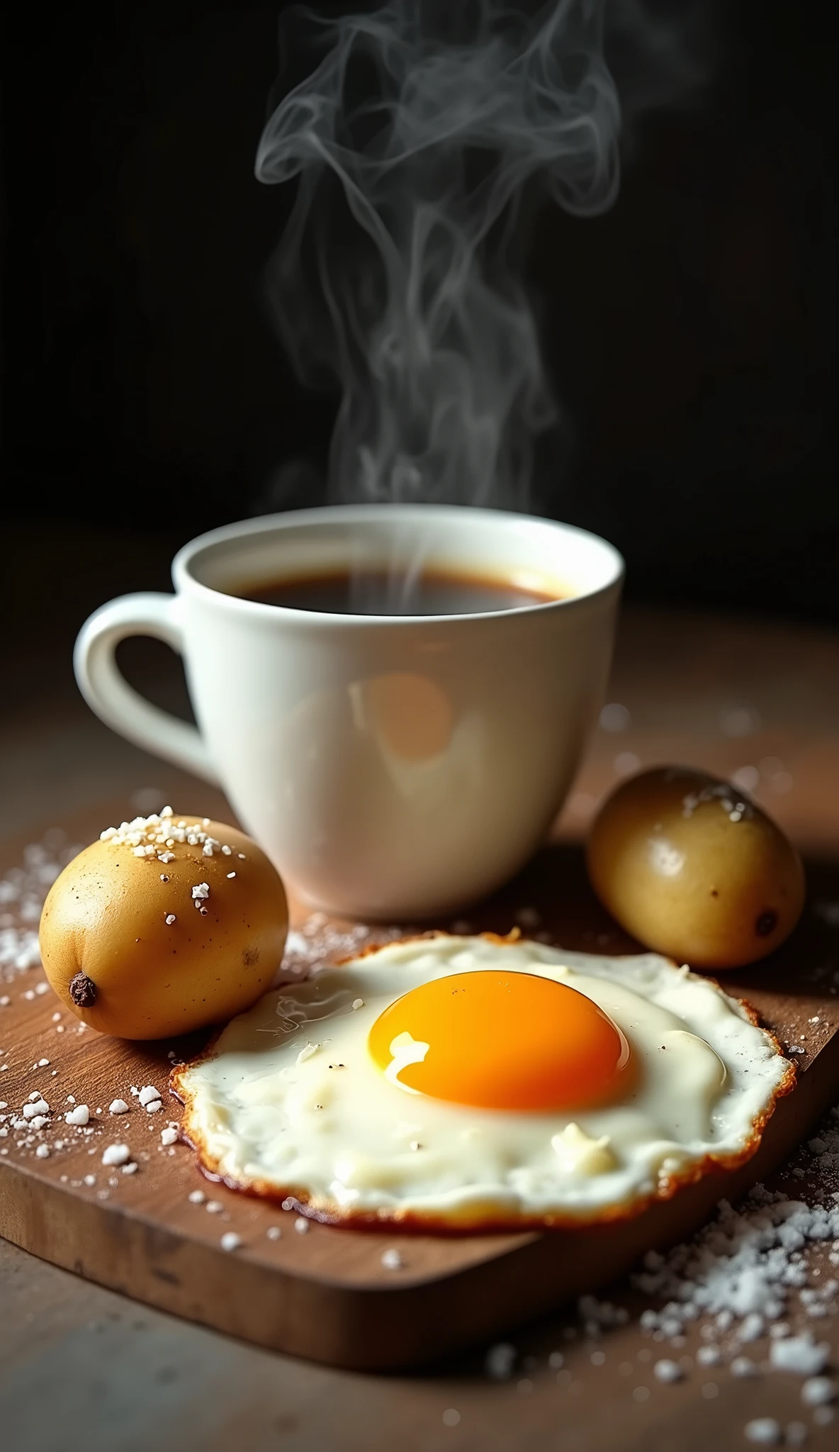 A sexy girl 29 year old eating fried eggs on her bed for breakfast. She has big breasts. She is so hot with juicy pink lips and attractive looks and smart. She is not wearing cloths. And tied to chair and fed with eggs on her breasts