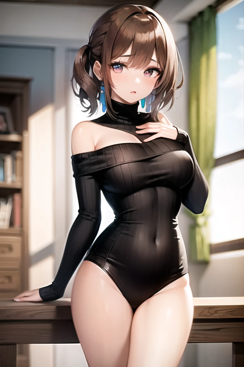 (masterpiece,best quality)(extremely detailed illustration)(official art)(ultra-highdetail)(extremely awesome detailed pretty beauty face,beauty face)(Perfect anatomy)
15 years old,loli face,baby face,no make-up,brown eyes,brown hair,medium hair,bob cut,okappa,slender,small breasts,naked,embarrassed,blush,cowboy shot,
china dress,indoor