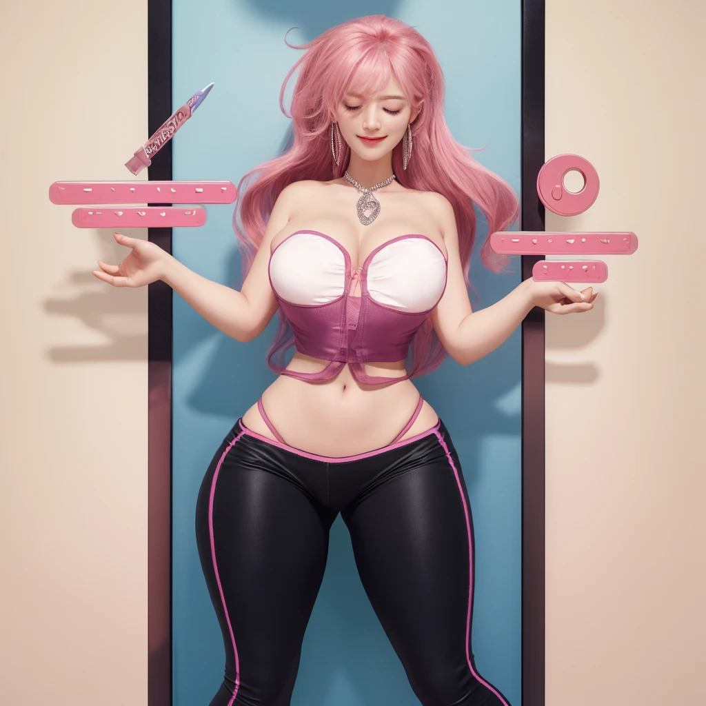 masturbation, tall woman , high-waist e seios gota, Kale, mulher pelada Kalea, high skinny thighs, Legs long, high-waist, huge huge ((work of art)),(((best qualityer))),((character design sheet)) ,((Vulgar)) , voluptuous girl, ssmile,((between the breasts)) , , pink hair, pink hair, Kalea, naked, naked, vagina naked,, naked vagina, naked pussy, seductive look with pleasure, mastubation