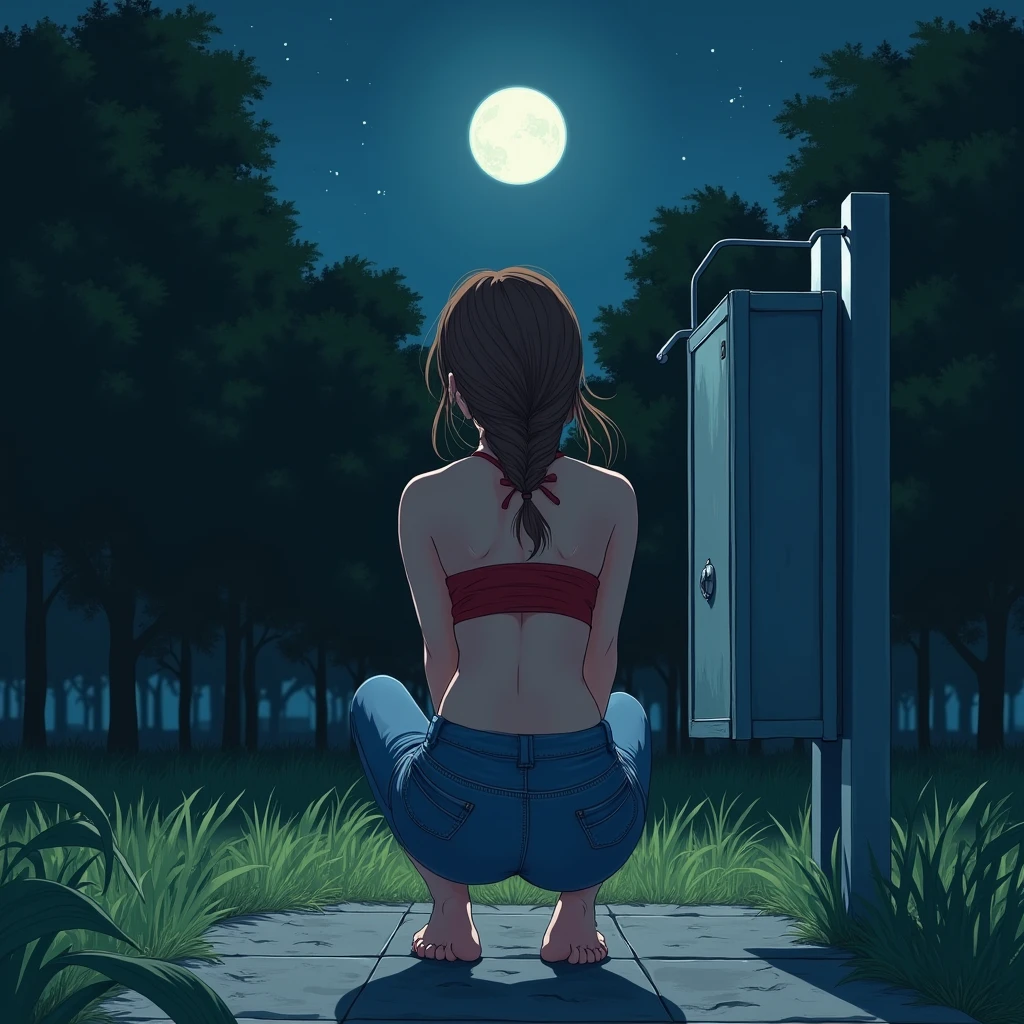(((1 girl naked))),((The Old Wanderer's Clothes)) , (((8K,2 thousand.))),(tmasterpiece))), (((beste-Qualit))), (Ultra-detailed) ((highly detailed CG illustration)), ((Extraordinarily gentle and beautiful face)),,a 1girl,( ConceptArt) , , (tmasterpiece:1.2), (beste-Qualit:1.3), (One backstory, whitebackground: 1.3),(((CHARACTERS OF THE POST-APOCALYPTIC WORLD OF THE WASTELAND))), ((( Post-apocalyptic wasteland))), ((( Extremely embarrassed face))),, ((((Very red embarrassed face) ))), (((hides large breasts))), ((((hid around the corner)))) , (((hide-and-seek))), ((grimalkin)),((((leaning )))), ((((The eyes are drawn in the style of manga)))),(( The viewer between the legig breastes), ( red hair and eyes in the style of manga) , ((Chest shakes when running)), ((((The most agitated face with fear)))), (Random Pose) , (Random position of the hands), (((The brightest blush on the cheeks))) , sad eyebrows, (((covers the groin with his hand))), ((((exposure of half of the chest)))), ((Additional effects, Interaction),Pull the other, raised by another, (pulling clotheposure of the butt, Groin exposure, Exposure ) ), (((does not look at the viewer))), ((Looks to the side)), ((frightened look)), ((((the night)))), ((((Absolute darkness)))), (((Squatting))) broomstick up groin, being raped, being sexually assaulted with wooden objects, rape