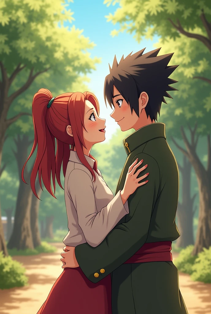 Naruto play breasts of Hinata