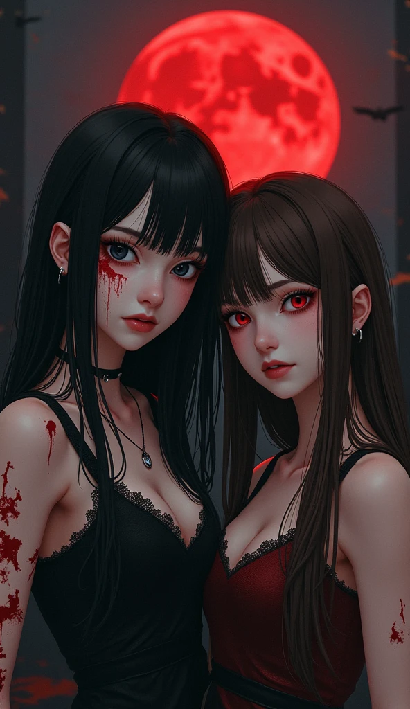 (((((Horror illustration))))), ((fantasy illustrations)), (((masuter piece))), ((dynamic ungle))、((eyes glowing red))、 ((long red tongue like a snake))), (Spirits)、(Monsters walking side by side at night)), (((Detailed background)))、(((Best Quality))), (((Best Illustration)))、 (((Best Shadow))), (((extremely delicate and beautiful)))、 (Back Light)、((Extremely delicate and beautiful)), (((a dark night)))、 ((Wind)), (Moonlight), (((Multiple Mature Female Vampires)))、 Multiple Mature Female Vampires、Multiple Mature Succubus、 with large wings like a bat,,,,,,,,,,,,,,,,,,,,,,,,,,,,,,,,,,,,,,,,,,,,,,,,,,,,,,,,,,,,,,,,,,,,,,,,,,,,,,,,,,,,,,,,,,,,,,,,,,,,,,,,,,,,,,,,,,,,,,,,,,,,,,,,,,,,,,,,,,,,,,,,,,,,,,,,,,,,,,,,,,,,,,,,,,,,,,,,,,,,,,,,,,,,,,,,,,,,、(Black nails)、(long claws)、(Slender face)、 Big breasts, (((Fangs grow))), ((bleeding from the eyes,,,,,,,,,,,,,,,,,,,,,,,,,,,,,,,,,,,,,,,,,,,,,,,,,,,,,,,,,,,,,,,,,,,,,,,,,,,,,,,,,,,,,,,,,,,,,,,,,,,,,,,,,,,,,,,,,,,,,,,,,,,,,,,,,,,,,,,,,,,,,,,,,,,,,,,,,,,,,,,,,,,,,,,,,,,,,,,,,,,,,,,,,,,,,,,,,,,)),red eyes、 ((((One person is lying on his back、The other is on top of it、French Kissing))))、 ((Black Long Hair)), (Shiny hair), (((Jewelry Pearl Red Eyes)))、 (finely detail)、 (((scornful eyes))),Big breasts、 (((Moonlight))), Abundant bloom, (((Four seasons fold々The beauty of)))、 (dead wood)、(Withered flowers})、seductiv、Mature Multiple Female Vampires、、、、、、、、、She wears black transparent suspender stockings and black high heels。Femme and move、((((Sexually provocative gaze、Entice your audience、Look at your audience with contempt))))。sexy lip。offcial art。8K Wallpaper Multiple Mature Female Vampires、the kiss、cuddling、hand on the breasts、fine panties、Beautiful exposure 、pointed Nipple、beutiful breast、二重まぶた、Sexy body、Full chest、Moisturized skin、((((BDSM、toppless))))、Strapless、Pose Seductive、a bed、Slender Leg、open one's legs、thin-waist、lie on one's side
