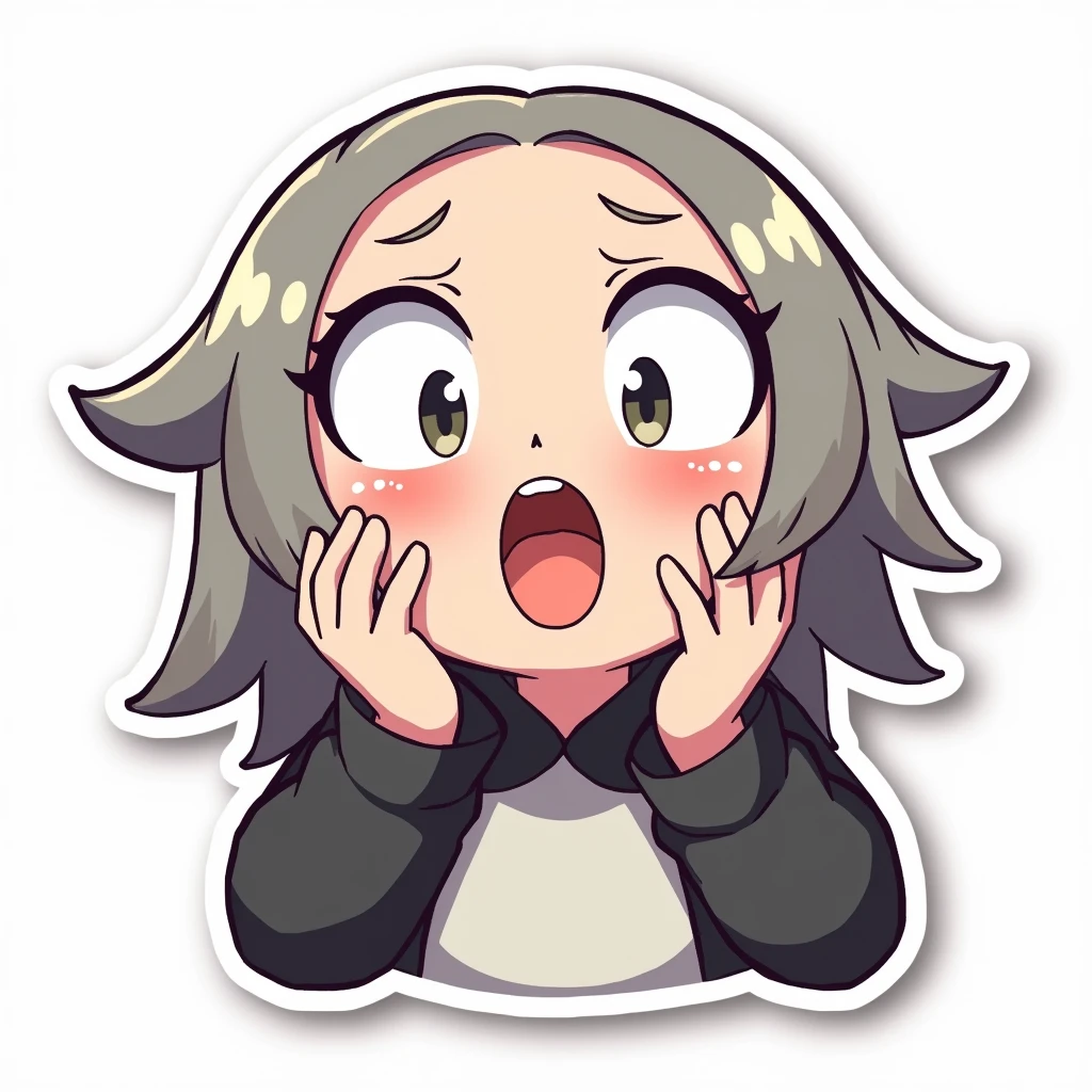 score_9, score_8_up, score_7_up, score_6_up, score_5_up, score_4_up, BREAK ,open_mouth,fellatio_gesture,FellatioGesture,upper body,blunt bangs,Gray Hair,Yellow Eyes,ponytail,very big breasts