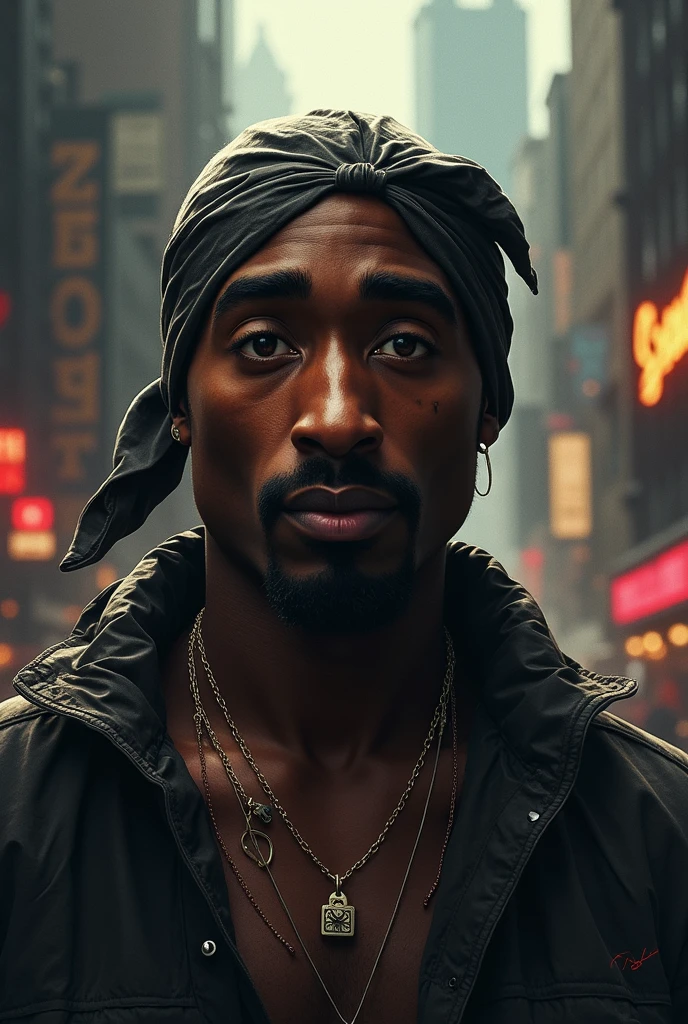 Tupac Shakur portrait extremely detailed, amazing, fine details, absurd, highly detailed, tupacshakur man, wearing cyberpunk clothing and bald head in the boreal swamp, (style, dreamlikeart, redshift style, mdjrny-v4 style: 0.5), anatomical, realistic texture hyper realistic dramatic lighting unrealengine trend in artstation cinestill 800 tungsten, (Asian-Less-Toon: 1.25), (50mm Sigma f/1.4 ZEISS lens, F1.4, 1/800s, ISO 100, photograph: 1.1)