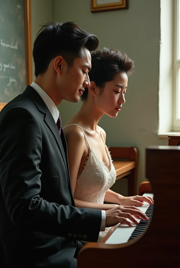 Hua Chenyu sings with Zhang Jie