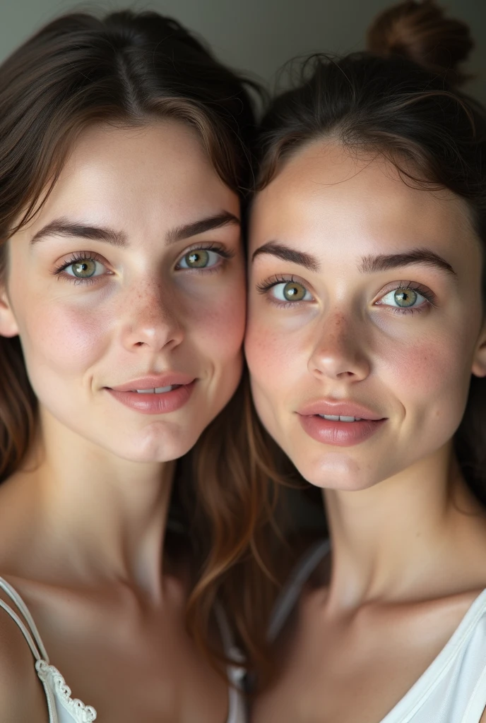 Two beauties，Image quality that makes pores visible，Highest quality，8K，I&#39;m talking to my friends，