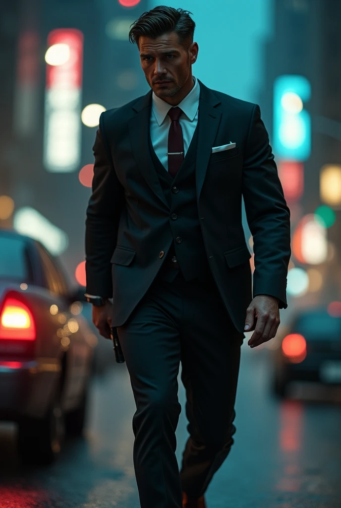 。 It turns out that the Man in Black used to be Leo's good friend, but due to an accident, the Man in Black became a representative of the dark forces.