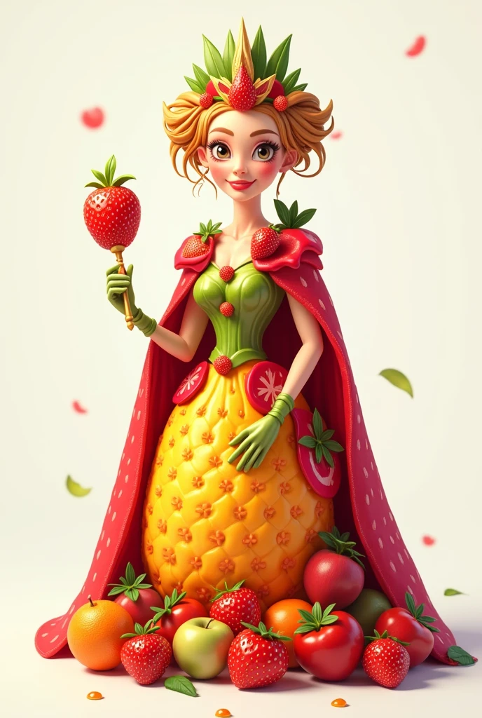 cute blackberry fruit barbie, octane render, unreal engine, highly detailed, intricate