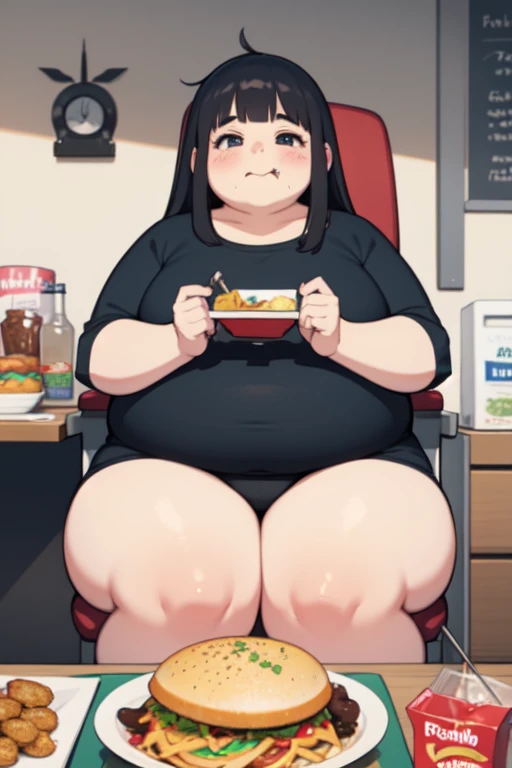 (masterpiece, best quality, highres, detailed, realistic:1.2), young woman, USSBBW, (morbidly obese:1.3), (fatblob:1.3), detailed face, beautiful face, drinking from a large bottle of milk, nude, panties, kitchen
