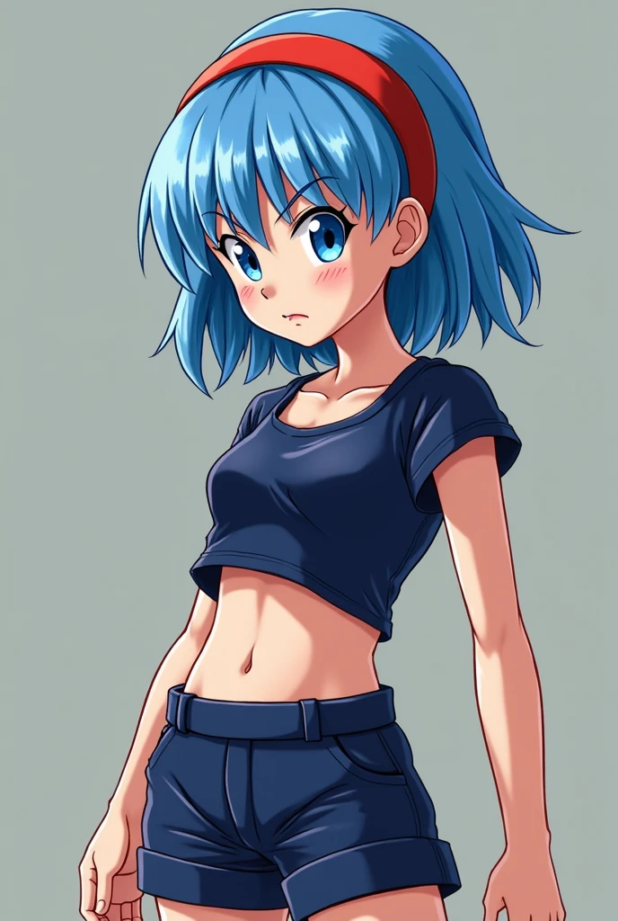 Bulma in a short skirt