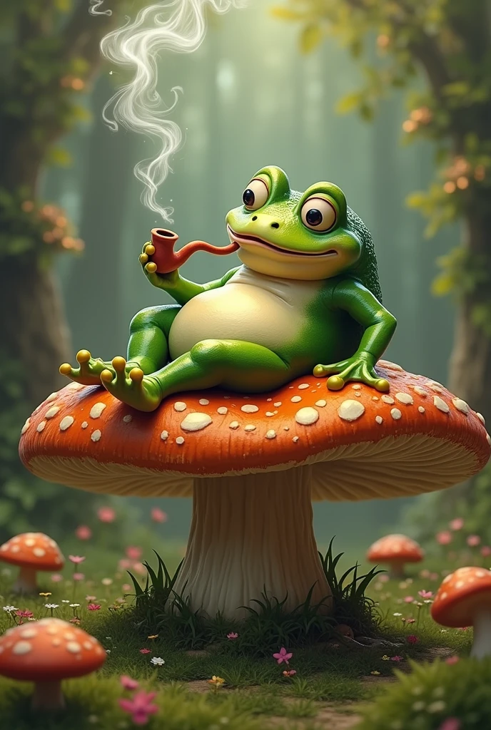 8k green frog real HDR holding a fawn of blue bird HDR farting smoke frog with jacket dark blue real colors hd humanfrog
