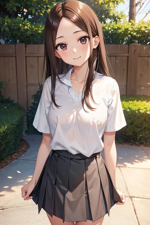 Yui Kotegawa、Colossal tits、stairs at school、Panchira、with floral pattern pink panties、Whitecheck Green pleated skirt、Black lace Polka Dot Bra、White ribbon blouse with open chest、Navel Ejection、Black lace stockings、Brown loafers、A slender、facing back Looking at the camera