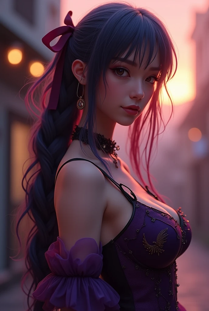 (Selfie Shot, From above:1.4), big breasts, bountiful breasts, neckleace profundo, (Half Body Posttrait:1.4), (((red rose tattoos on arm and shoulder:1))), beautiful red rose tattoos, RAW UHD portrait photo of a 24-year-old blonde (Blue eyed woman) walking down a dark alley, natural breasts_b, night city background, (red sun dress), (neckleace), detailded (texturas!, body hair!, Glow Up, Farbe!!, Imperfections:1.1), highly detailded glossy eyes, (Looking at the camera), specular lighting, dslr, ultra quality, sharp focus, thank you sharp, dof, Film grain, (centred), Fujifilm XT3, clear as crystal, center of frame, cute face, sharp focus, street lamp, neon lights, bokeh, (dimly-lit), subtle, at night, (Night sky) detailded skin pores, greasy skin, suntanned, intricate eye detail, ((deep cleavage 1.8, oily skin, oily body, huge perky breasts, curvy, hands on waist, ))(erotic smile)) cameltoe 1.8, kneeling, purple dress,