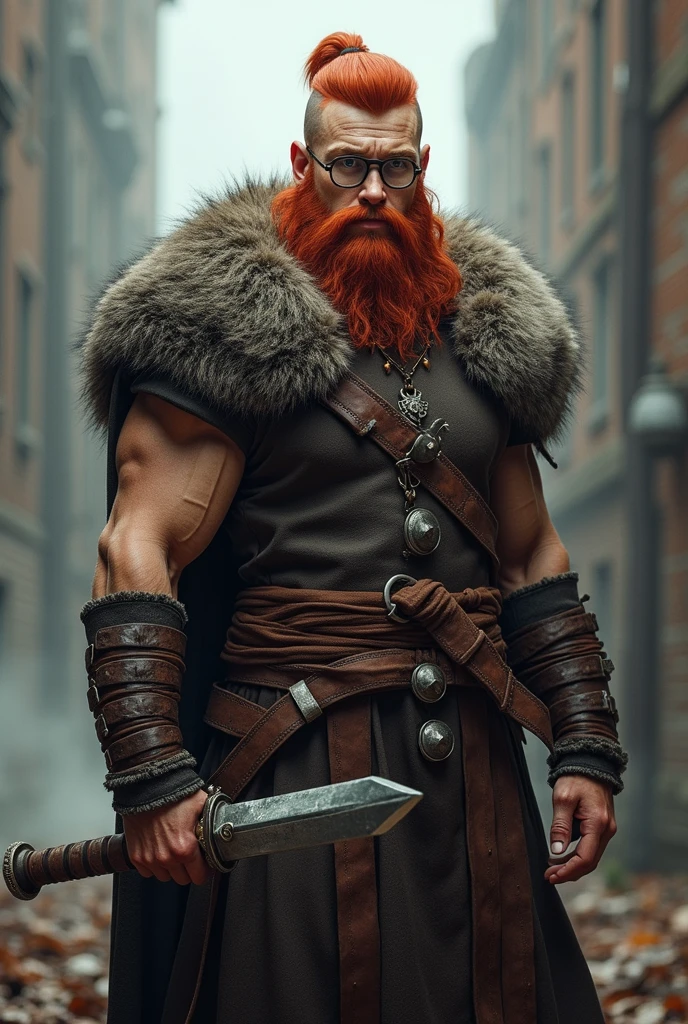 Male, red hair, red eyebrows, red bushy beard, black background, 4k, game of thrones, full body in frame, hyper realistic, sharp details, sharp focus, octane render, cinematic, hyper realism, Intricate eyes, detailed eyes, perfect eyes, high quality eyes, intricate hands