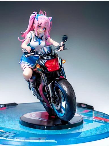 Girl on a bike