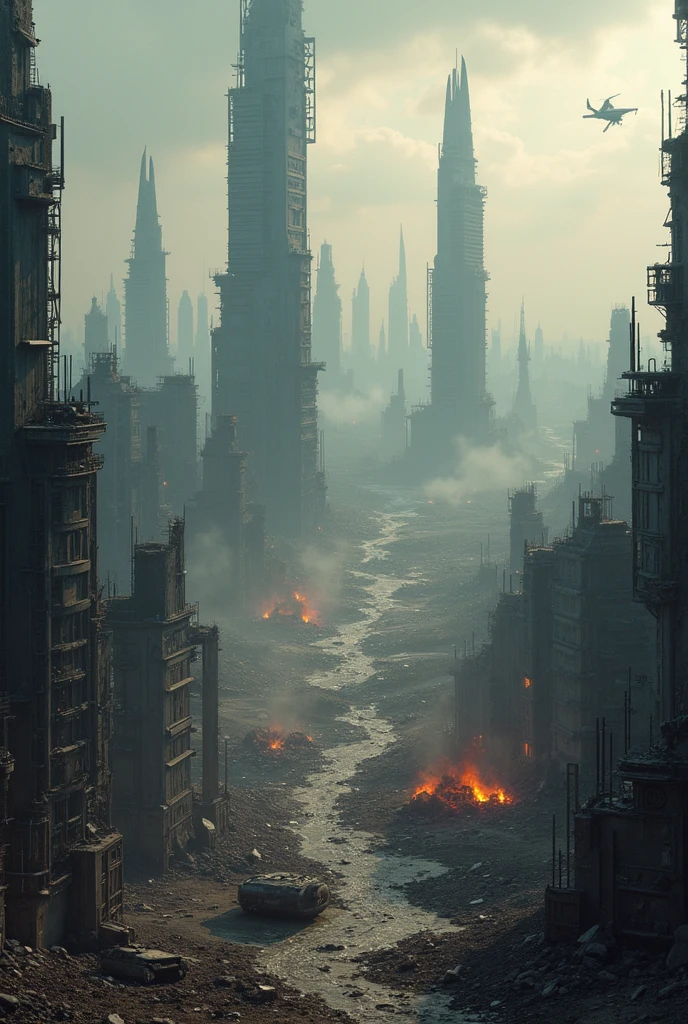 An red dragon, flying over spitting fire, (epic post apocalyptic destroyes city overgrown ruins), detailed background,  red eyes, close-up, amazing fine detail, RAW photo, Nikon D850 film stock photograph Kodak Portra 400 camera f1.6 lens, rich colors, lifelike texture, dramatic lighting, unreal engine, trending on ArtStation, cinestill 800 tungsten, ((new dawn on horizon))