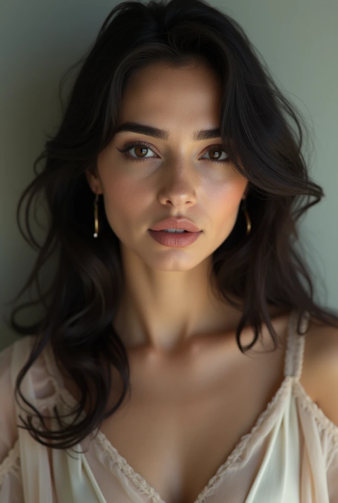 gorgeous Indian with perfect boobs and no clothes, naked, hard, perky breasts tits, NSFW, factory, looking at camera, perfect, perfection, shiny, 50mm 85mm 1.2, film grain, canon, nikon, hasselblad, mamiya, ((bokeh))