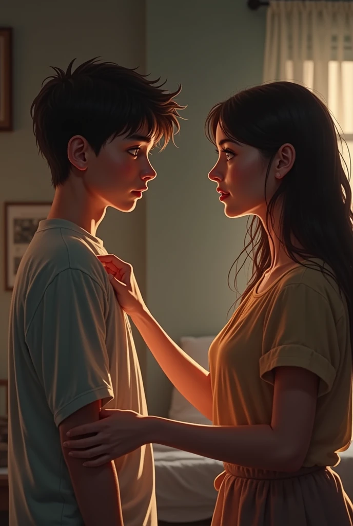 they are dancing together in a dark room with a black background, charli bowater and artgeem, set at night, beautiful, by Nele Zirnite, beautifully, lit from the side, by Amelia Peláez, malika favre, at night, set on night, love scene, more details, they are in love, by Giorgio Cavallon