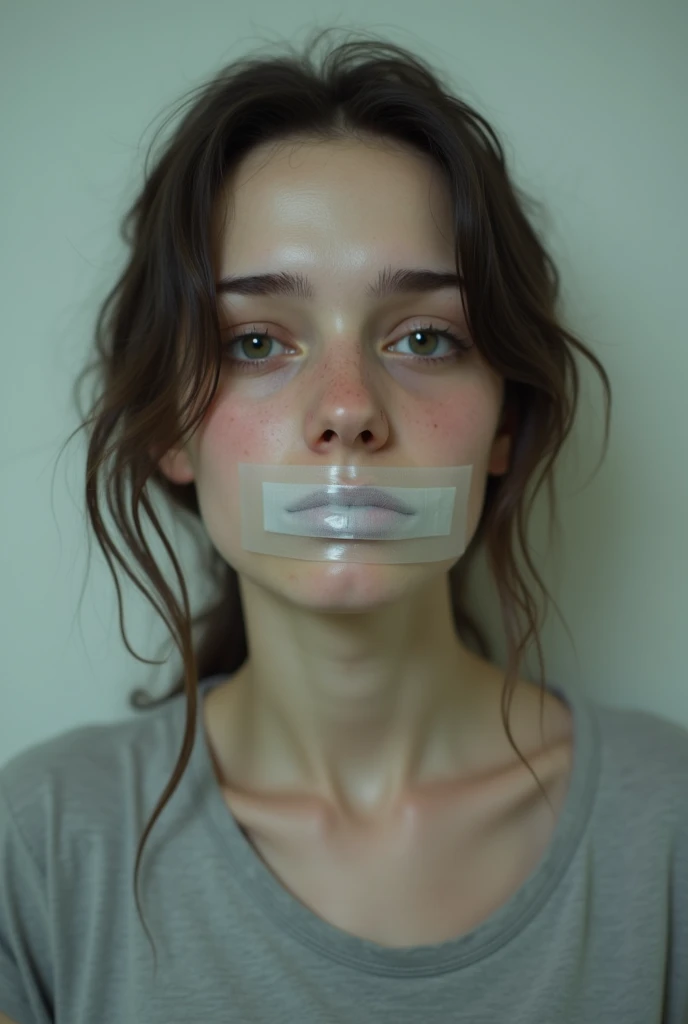 Gagged woman