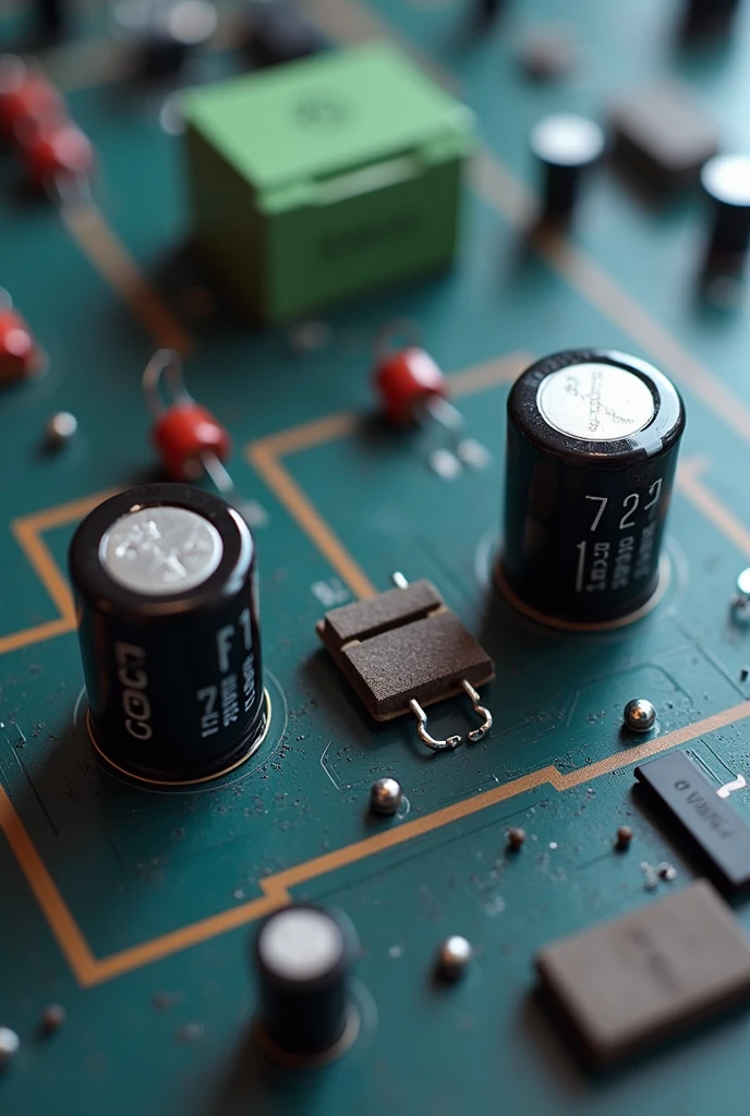 Put a 12V power supply in the circuit.
Add a 390Ω resistor in series with the power supply and the parallel part of the circuit..
Add two diodes in parallel after the resistor. Each diode must be on a separate branch of the parallel circuit...