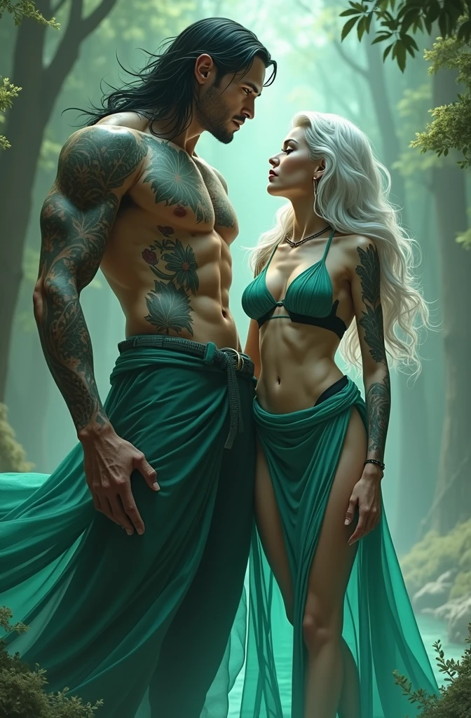 One Handsome short-haired tall European huge beefy muscular Chad Prince in center-of-composition hugging three beautiful bodybuilding princess bitches tackling him and touching him and feeling him and snuggling him, faces are welcoming and lovely and charming and pretty and handsome and pleasant,  dressed like princess, perfect athletic strong curvy bodies with nice asses, women: very long flowing hair, flowers in hair, seductive, tattoos, ornate materials, jewelry, 8k photography, raytracing, photorealistic, masterpiece, in love, grins, perfect faces, Flirtatious, setting: at a fancy ornate garden, golden hour, harem, watercolor, racially diverse women, different hair colors, kissing each other, adoration, worship, IF ONE PERSON IN THE PICTURE IS A MAN THEN THE REST MUST BE WOMEN, so many gorgeous women, IF THERE IS ONE MAN THEREFORE THE NEXT PERSON MUST BE A WOMAN, no crosseye, , no same two pose are the same , well defined shoulders and collar bone and hips and legs and abdominal muscles, women wear summer dresses with bare shoulders