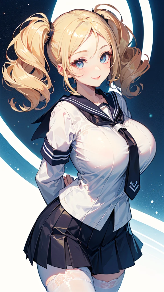 ponytail、blonde, bright eyes, naked, 光沢のあるnipple、(masterpiece),(highest quality:1.0), (ultra high resolution:1.0), Detail view, 8K, anime, masterpiece, brown eyes、nipple、attractive woman provocative look Blushing wavy hair very big breasts Fair skin Very detailed breasts Very detailed eyes her cheeks are flushed show your chest press your chest together I'm shy,large breasts,saliva seductive smile,ahegao, blush, sweat, rolling eyes, tears, 1girl,bishojo, beautiful starry sky、grassland、thick eyebrows