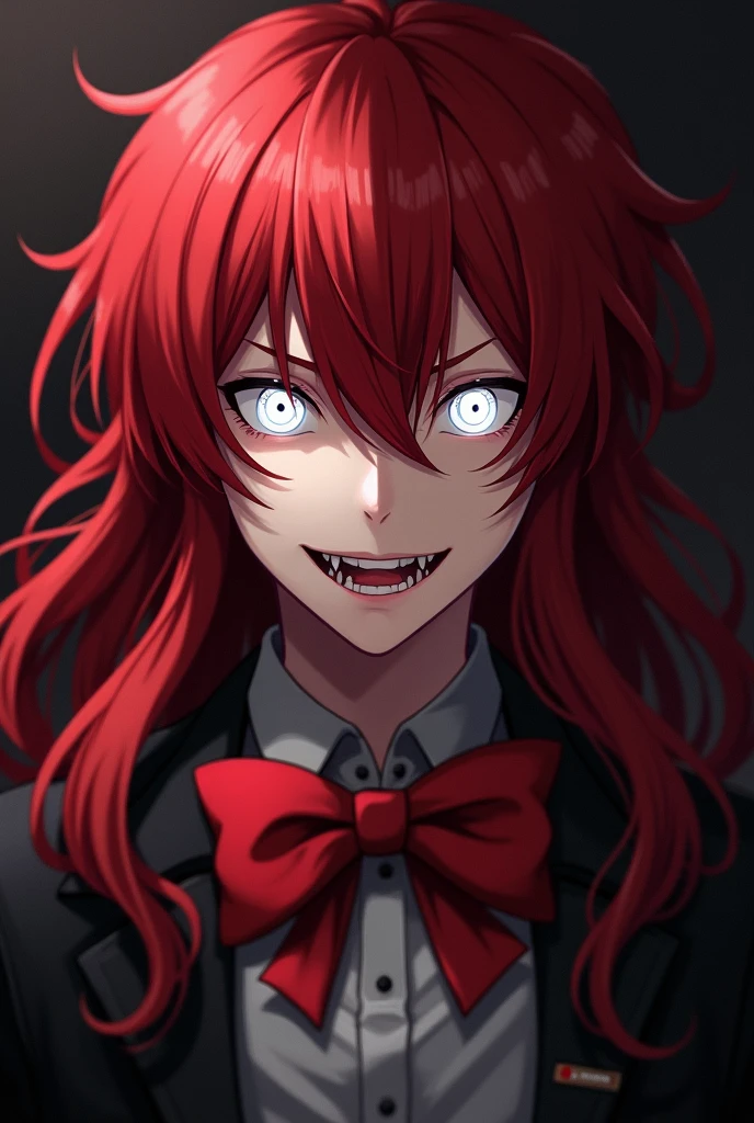 (Extremely detailed CG unity 8k wallpaper),(masterpiece), (best quality), (Extremely detailed), (Best Illustration Award),(The best shadow), 一个美丽的吸Blood鬼 ,(Sharp eyeliner, Eyeshadow, Exquisite eyes:1.1),(Black trench coat), Long hair, Red Eyes, Fangs, Blood,, In a dark environment.