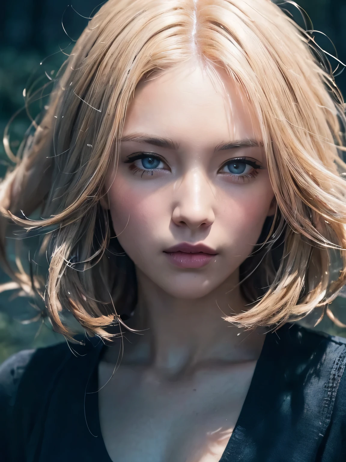 (8k, RAW Photos, Highest Quality, masterpiece:1.2), (reality, Realistic:1.3), Sharp focus, (masterpiece, Superior Quality, Seanake&#39;s Light, Highest, Official Art, beautifully、aesthetic:1.2 ), 1 girl, (Pop Art: 1.4), (crinoid armor), (Art Nouveau style: 1.1), (crinoid), Beautiful Face, Detailed face, Perfect proportions, Huge breasts, Narrow waist, navel, Crotch gap, Thighs Thighs Thighs Thighs, Fascinating sight, Gesture to invite the audience, Fascinating, View of the Forest, Transparent long dress,