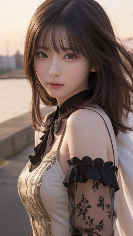 (RAW shooting, Photoreal:1.5, 8k, highest quality, masterpiece, ultra high resolution), Sengoku, Fire, Wars flaring up everywhere:1.3, perfect dynamic composition:1.2, Highly detailed skin and facial textures:1.2, Slim female ninja with a sharp dagger:1.3, Fight:1.2, beautiful and aesthetic:1.2, sexy beauty, perfect style, wear elaborate rings, fire, water, Wind, thunder, ice, Fair skin, very beautiful face, (Medium chest, Chest gap), (embarrassing smile, The expression on your face when you feel intense caress, Facial expression when feeling pleasure), (wearing a sexy ninja costume:1.2, off shoulder:1.1), (beautiful blue eyes, Eyes that feel beautiful eros:0.8), (Too erotic:0.9, Bewitching:0.9), full body shot