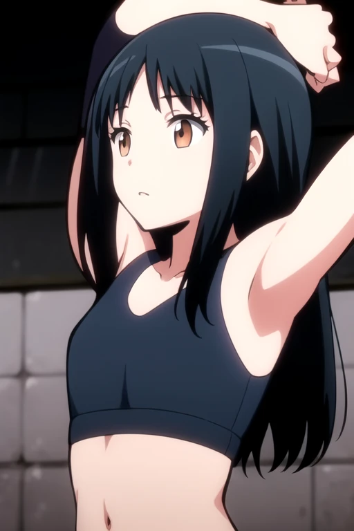 asui_tsuyu,solo, 1girl, pe uniform, shorts, shirt, gym shorts