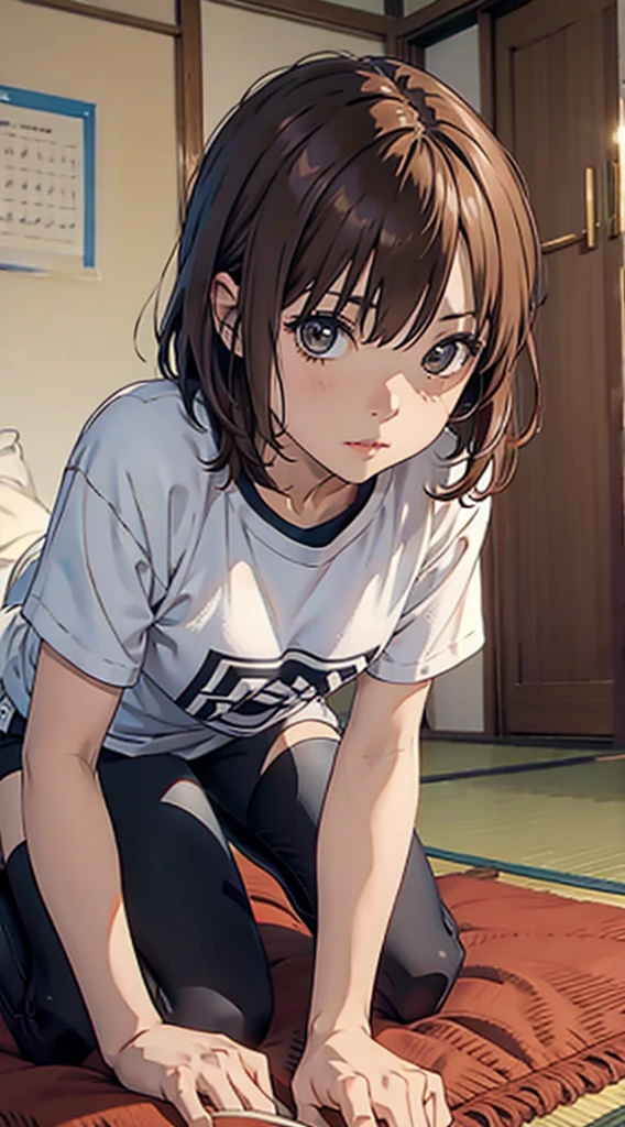 slouch、On all fours、Misaka＿Mikoto、slouch、Japanese-style room、T-Shirts