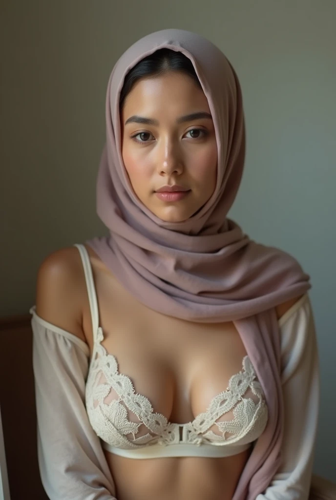 Two:2 Sexy hijab prostitute, (((naked Dan full nude, pink nipples, huge breasts)))Craft a photorealistic scene of a Malay girl in hijab as an intrepid explorer in a steampunk world. Showcase intricate gears, Victorian-inspired fashion, and a sense of adventure in this alternate reality, 8mm lens, Extreme close-up, pastel color grading, depth of field cinematography effect, film noir genre, 8k resolution, high quality, ultra detail, thicc, wearing hijab, hijab star, hijab gorgeous, hijab super model, Malaysian girls group,malay, The whole body consists of a young girl with hijab, Eye makeup, 21yo, Cat ears, Soft lighting, group, Wear shabby clothes, Dirty, Tattered futuristic bikini, Cat's paw badge, Pose, spot color, rendering by octane, Ultra-realistic intricate details, Cinematic, 8K resolution, 70mm, emphasis lighting, Global illumination, (((wearing a Sexy belt design by LV))) Surreal full-body figure, Beautiful and delicate body and face, gorgeous figure, ssmile, Titillating,Surreal full-body figure,Beautiful and detailed body and face, Super vista, White skin of the, vivd colour,🔥8k, (masterpiece), (((highest quality)), (super detailed), 2 girls, (iridescent hair, colorful hair, half blue and half pink hair: 1.2), 38 years old, (Gorgeous Malay Girls: 1.2), outdoor, bangs, smile, sky blue eyes, perfect hands, perfect hands, hand details, corrected finger