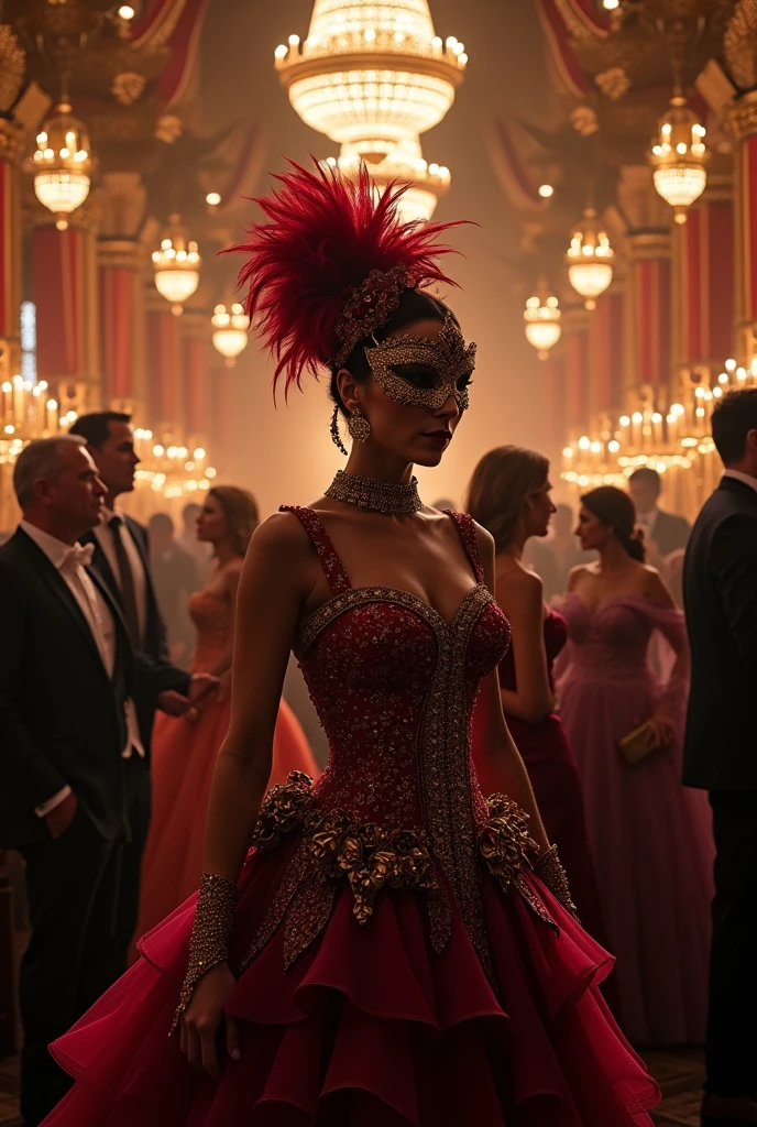 Character Sang Zhi from hidden love at a masquerade ball