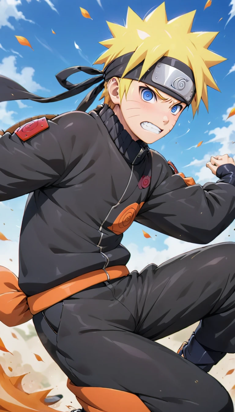 Ninja Naruto, blonde, action effects, BREAK ultra detailed, absolutely resolution, best quality