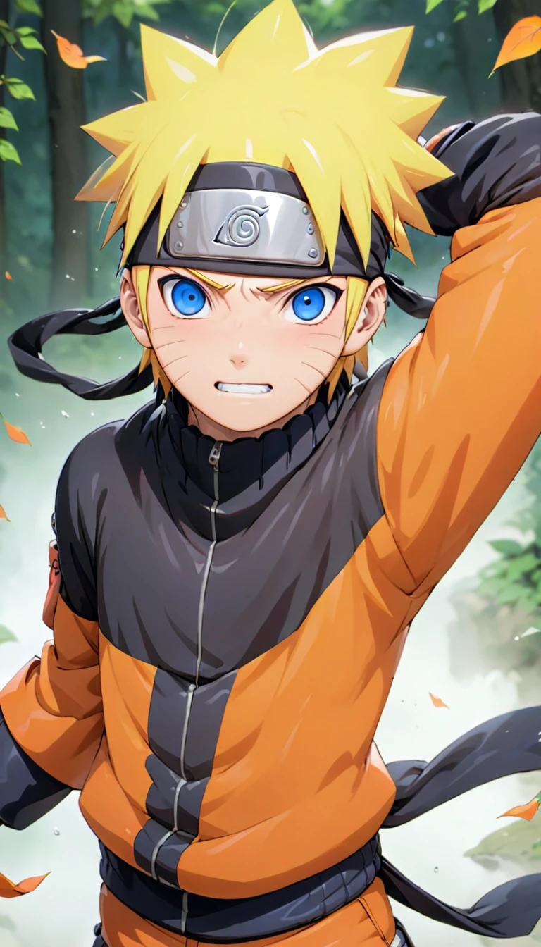 Ninja Naruto, blonde, BREAK ultra detailed, absolutely resolution, best quality