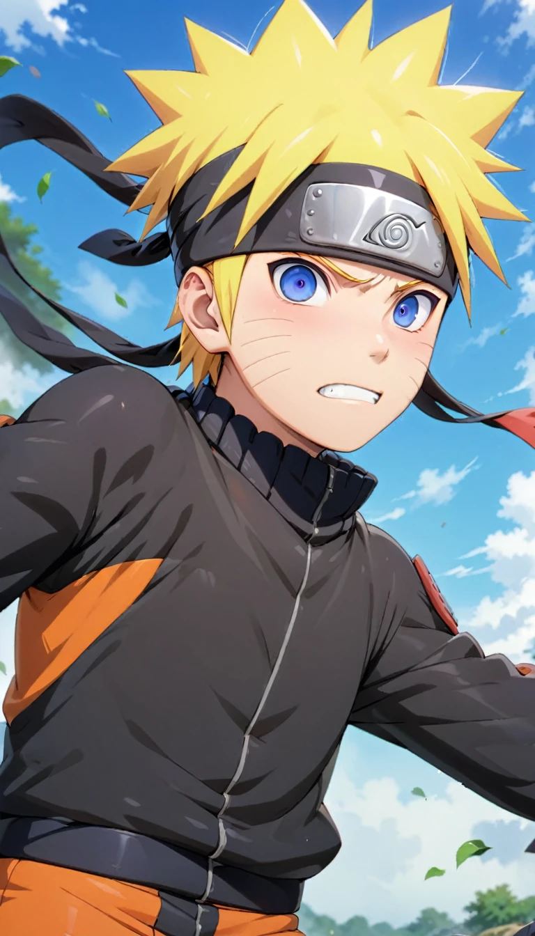 Ninja Naruto, blonde, BREAK ultra detailed, absolutely resolution, best quality