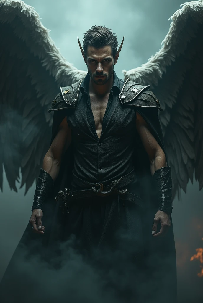 Male black angel