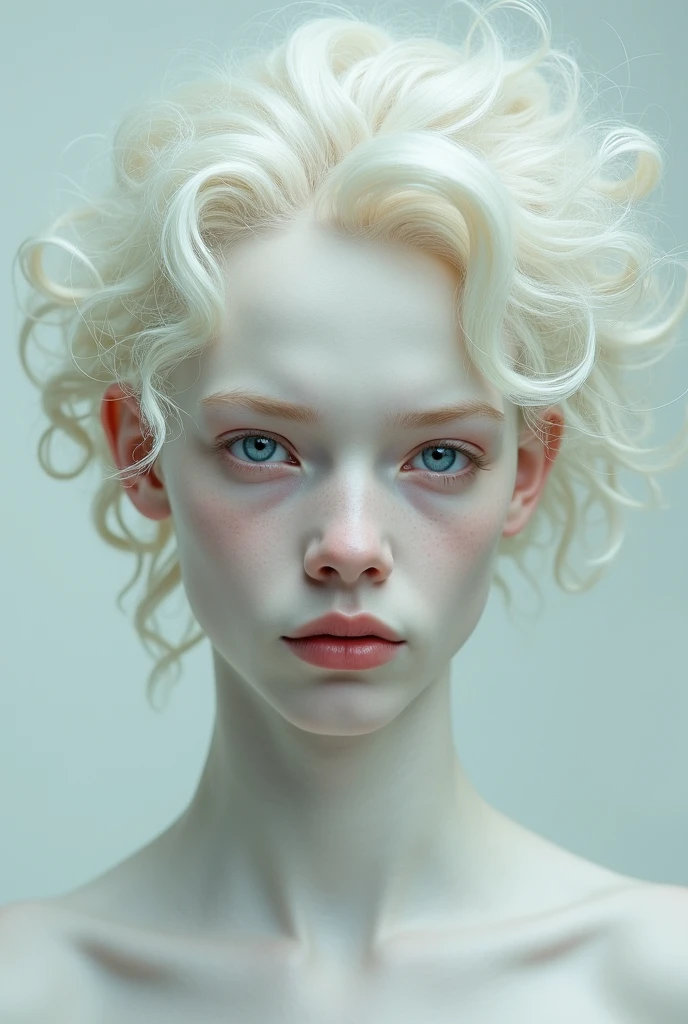 ((pale skin)), ((white skin)), Athletic, ((pale skin)), brunette, 9 year old girl, long curly hair, ((goth)), naked, defined muscles, six-pack abs, ((black lipstick)), pink nipples