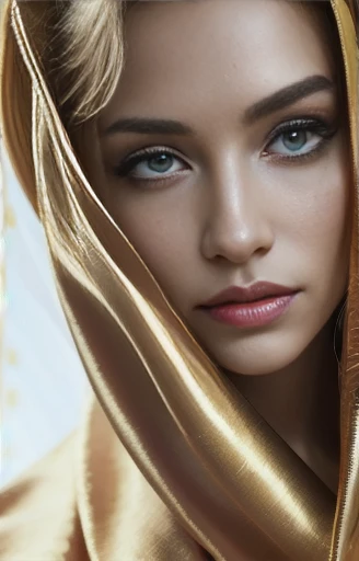 Best quality, masterpiece, ultra high res, (photorealistic:1.4), raw photo, 1girl, detailed lebanese hijab, detailed eyes and face, colorful harem, dynamic lighting, low key, cowboy shot, cleavage, large breasts,